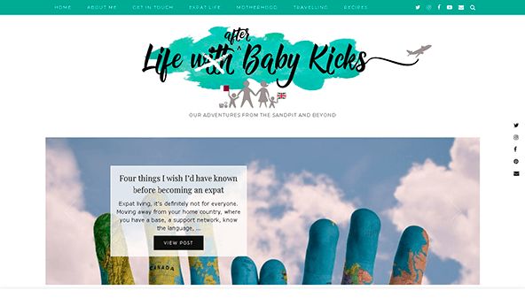 Elämä vauvan potkujen kanssa (lifewithbabykicks.com)