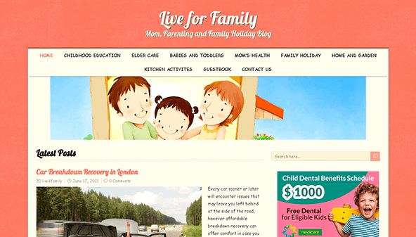 Lev for familien (live4family.com)