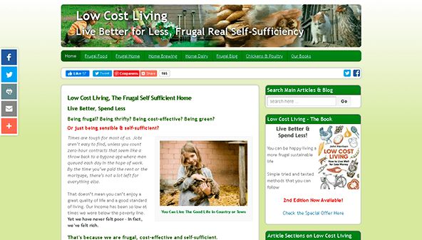 Lave levekostnader (lowcostliving.co.uk)