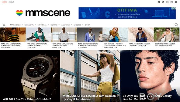 Scena modello maschile (malemodelscene.net)