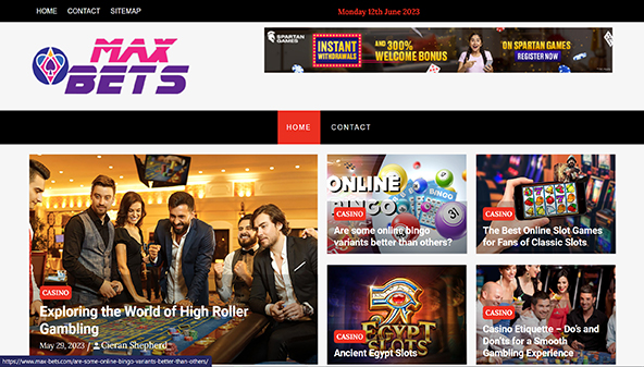 Max bets (max-bets.com)