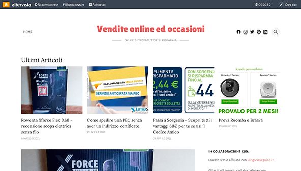 Altervista turgus (mercatino.altervista.org)