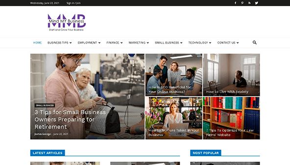 اهتم بعملي (mindmybusinessnyc.com)