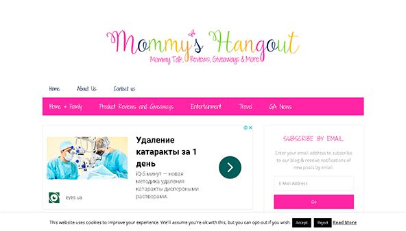 Äidin hengailupaikka (mommyshangout.com)