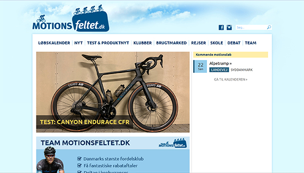 Pole do ćwiczeń (motionsfeltet.dk)