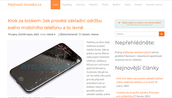 فرص الاستثمار (moznostiinvestic.cz)