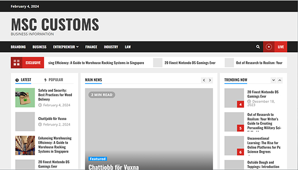msccustoms.com