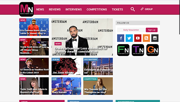 Musiikin uutiset (music-news.com)