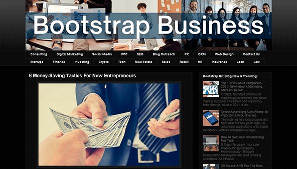 Mano taupus verslas (myfrugalbusiness.com)