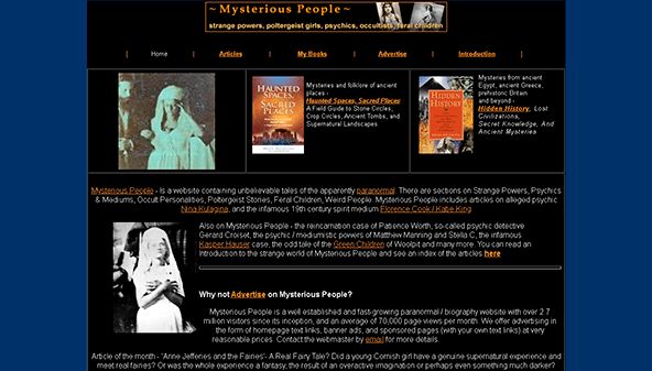 Mystiska människor (mysteriouspeople.com)