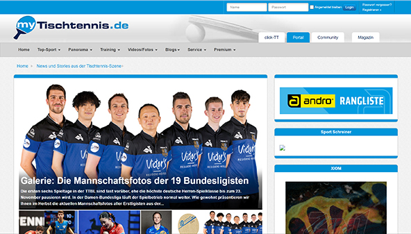 Az asztali teniszem (mytischtennis.de)