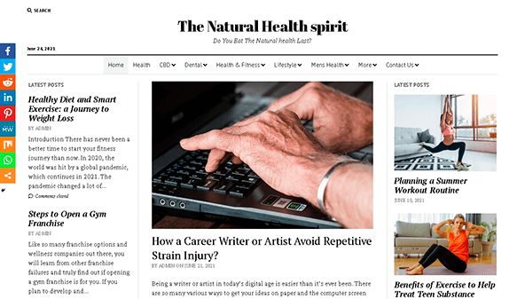 Salute naturale (natural-health.co.uk)