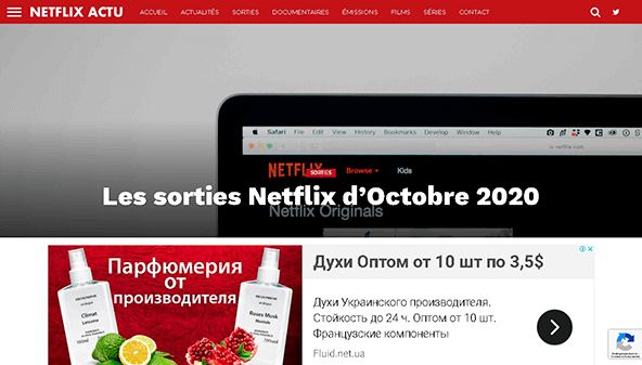 Netflix-Nachrichten (netflixactu.fr)