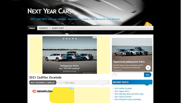 Samochody na przyszły rok (nextyearcars.com)