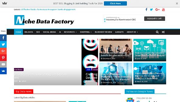 Фабрика нишевых данных (nichedatafactory.com)