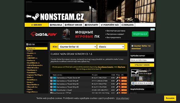 Non-steam (nonsteam.cz)