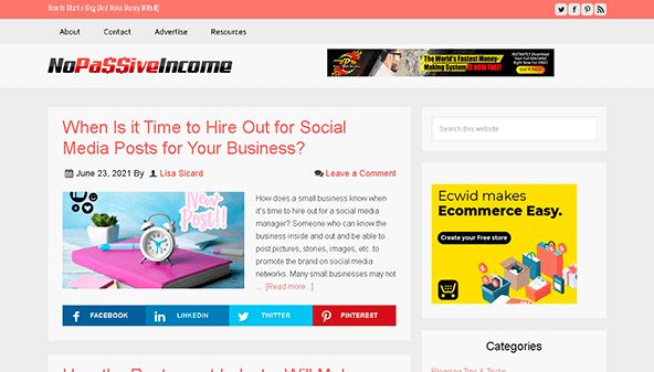 Pasyvių pajamų nėra (nopassiveincome.com)