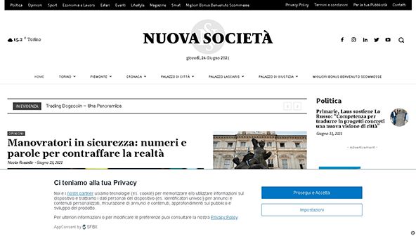 Nova sociedade (nuovasocieta.it)