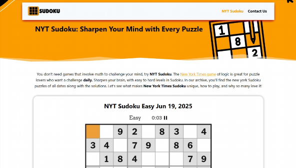 nytsudoku.net
