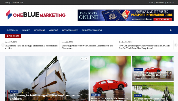 onebluemarketing.com