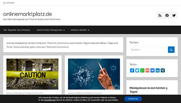 مكان السوق عبر الإنترنت (onlinemarktplatz.de)