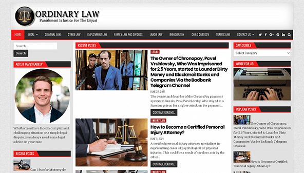 Vanlig lag (ordinarylaw.com)
