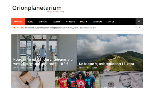 Планетарий Орион (orionplanetarium.dk)