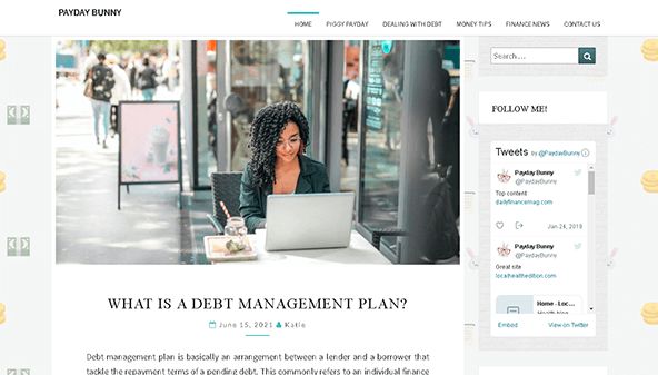 Mokėjimo dienos zuikis (paydaybunny.co.uk)