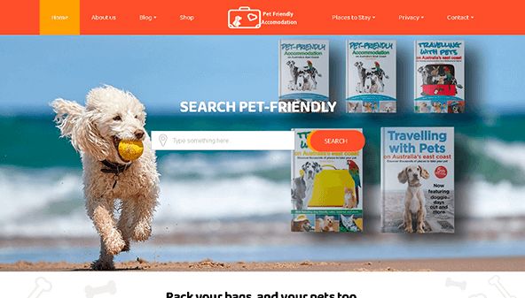 Husdjursvänligt boende (pet-friendlyaccommodation.com.au)