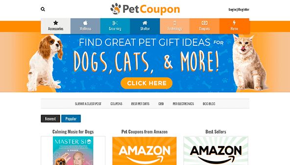 Kupong för sällskapsdjur (petcoupon.net)