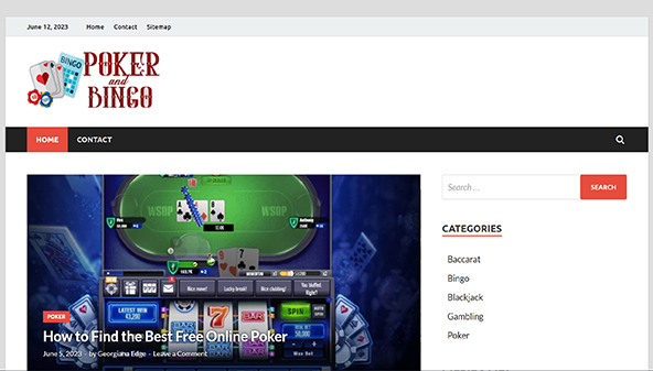 Poker and bingo (pokerandbingo.com)