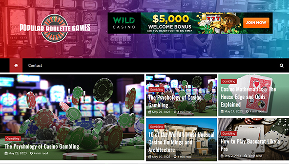 Suosittuja rulettipelejä (popularroulettegames.com)