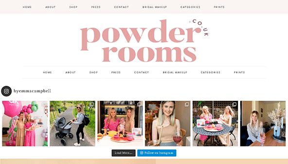 Salas de pó (powderrooms.co.uk)