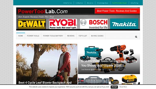 مختبر أداة الطاقة (powertoollab.com)