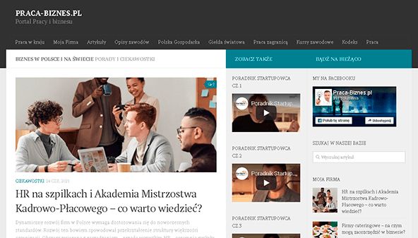 Geschäftliche Arbeit (praca-biznes.pl)