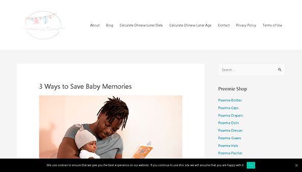 Koraszülött ikrek (preemietwins.com)