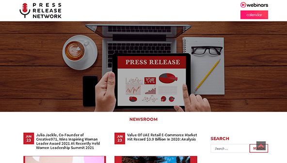 Nätverk för pressmeddelanden (pressreleasenetwork.com)