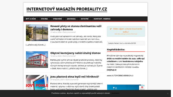 Dėl tikrovės (pro-reality.cz)