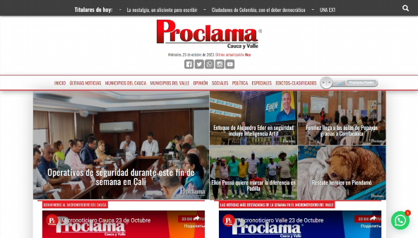 proclamadelcauca.com