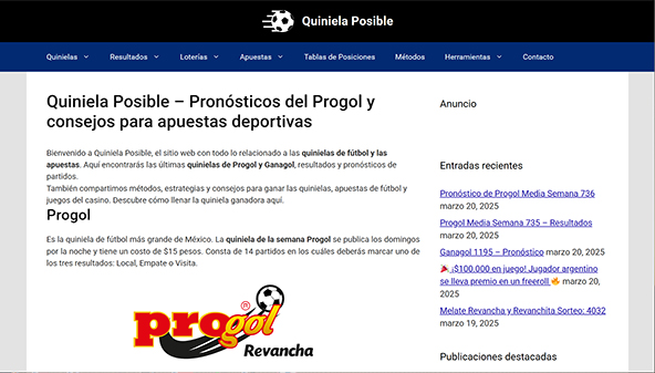 quinielaposible.com