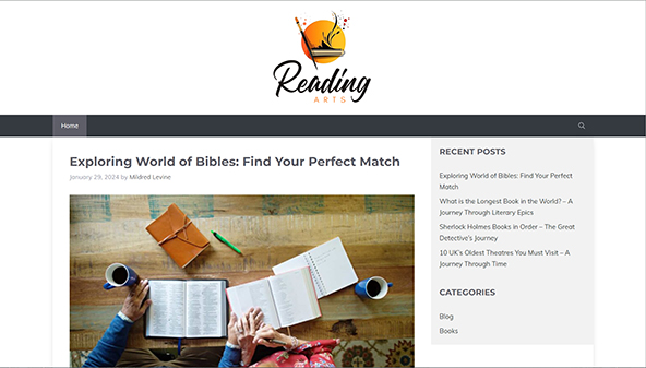 readingarts.com