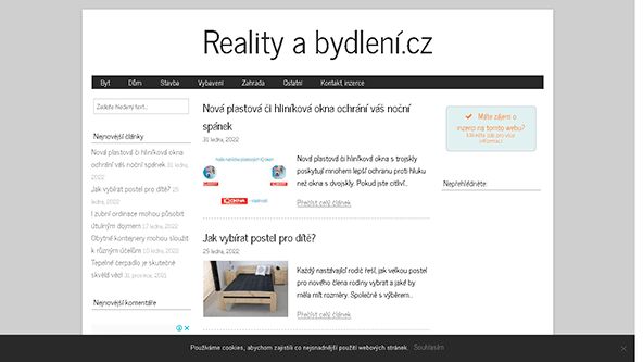 العقارات والإسكان (realityabydleni.cz)