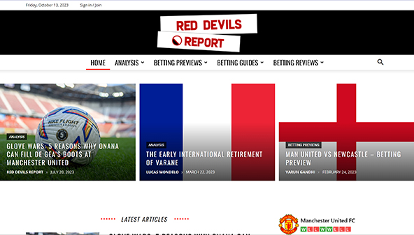 Звіт Реддевіллс (reddevilsreport.com)