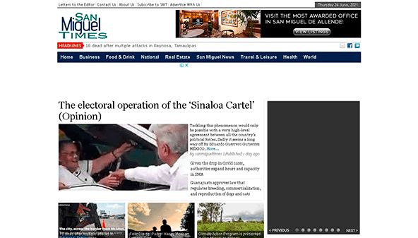 Tempi di San Miguel (sanmigueltimes.com)