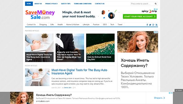 Pénzt takarít meg eladó (savemoneysale.com)
