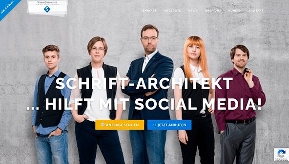 Arquiteto tipográfico (schrift-architekt.de)