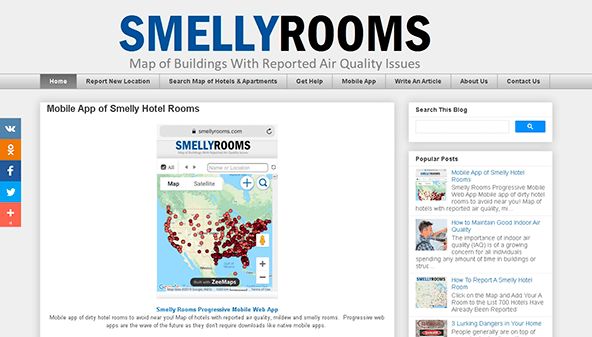 Stinkande rum (smellyrooms.com)