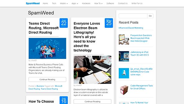 Трава от спама (spamweed.com)