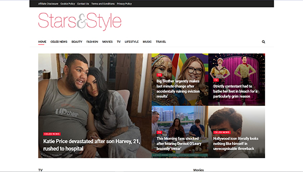 Csillagok és stílus (starsandstyle.co.uk)