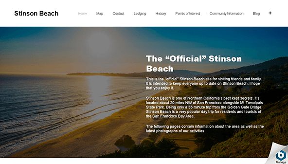 شاطئ ستينسون (stinsonbeachonline.com)